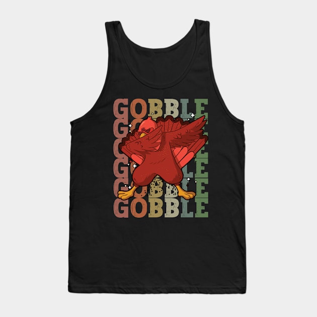 Funny ThanksGiving Turkey Tank Top by JayD World